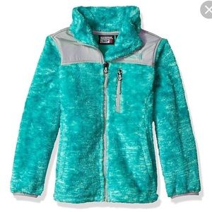 32 Degrees Pink Faux Fur Zip-Up